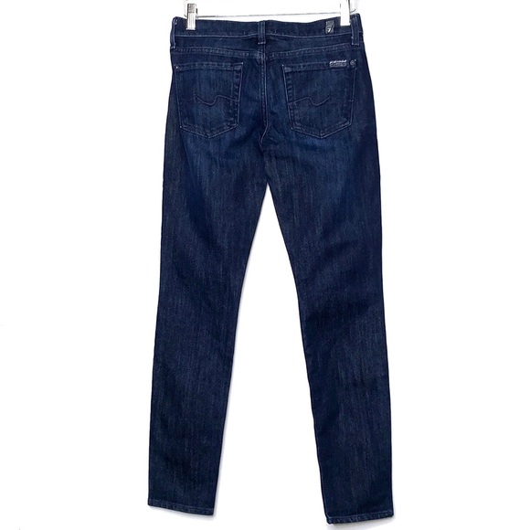 7 FOR ALL MANKIND Gwenevere Dark Wash Denim Jeans - Picture 5 of 10